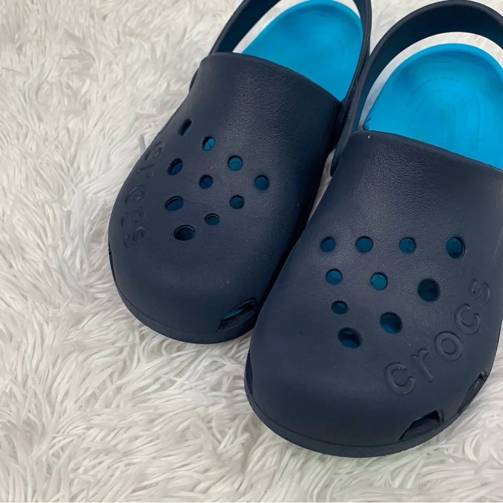 CROCS Kids Dark Blue Electro clogs‎